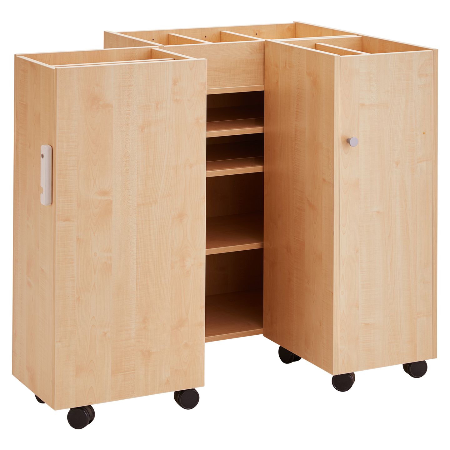 Klappschrank Dekor, B 72,2 x H 104,8 x T 91,4 cm