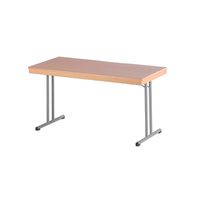 Klapptische mit T-Fuss mit HPL Schichtstoff,in Buche hell B 120 x H 72 x T 60 cm