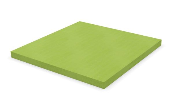 Fallschutzmatte Light ohne Klettecken, L 100 x B 100 x H 6 cm