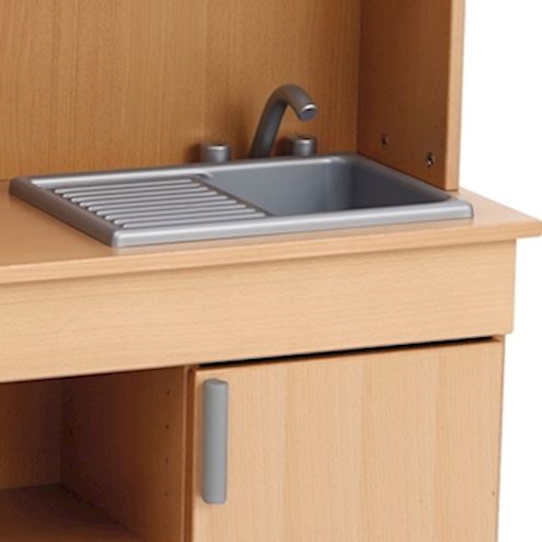 Ersatz Spüleinsatz grau, B 35,5 x H 9 x T 25 cm