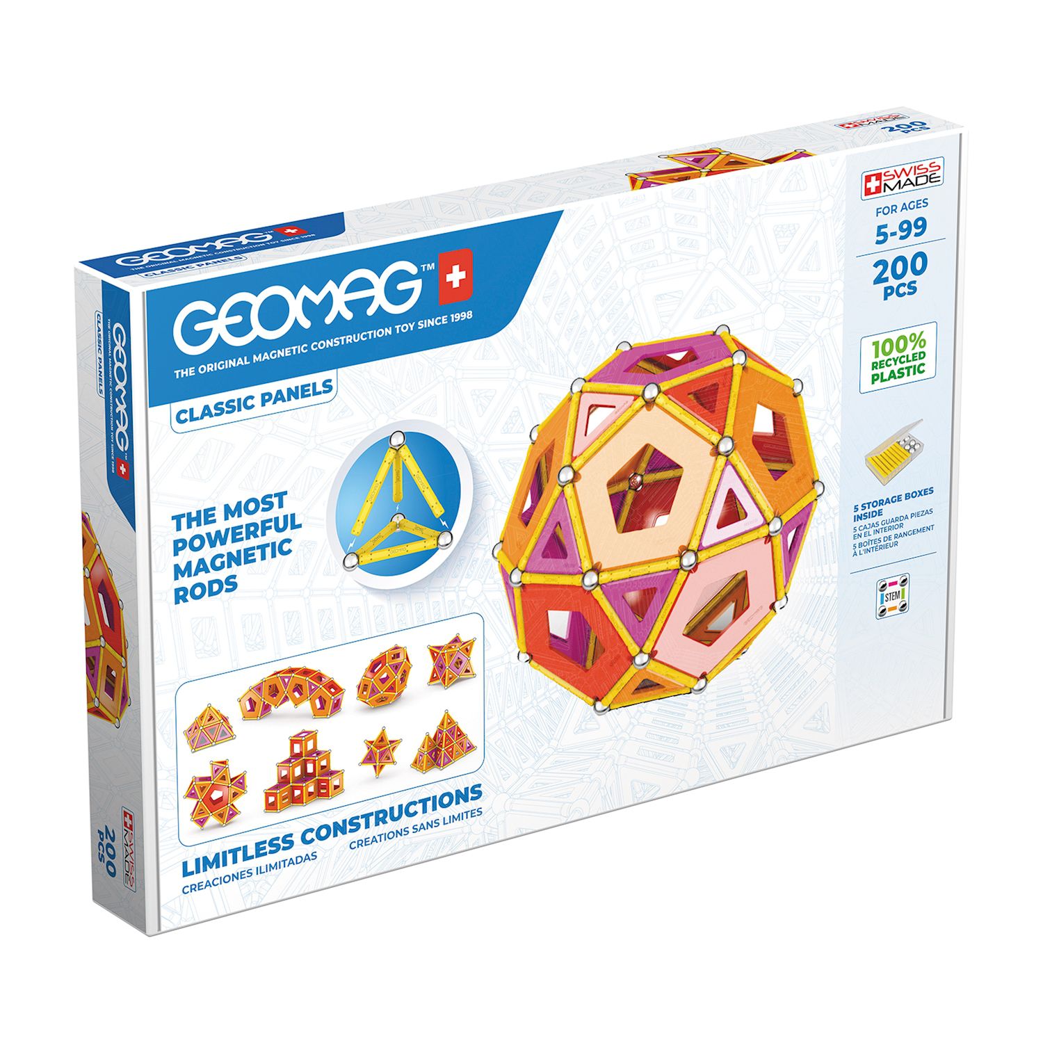 Geomag Panels GREEN, 200 Teile