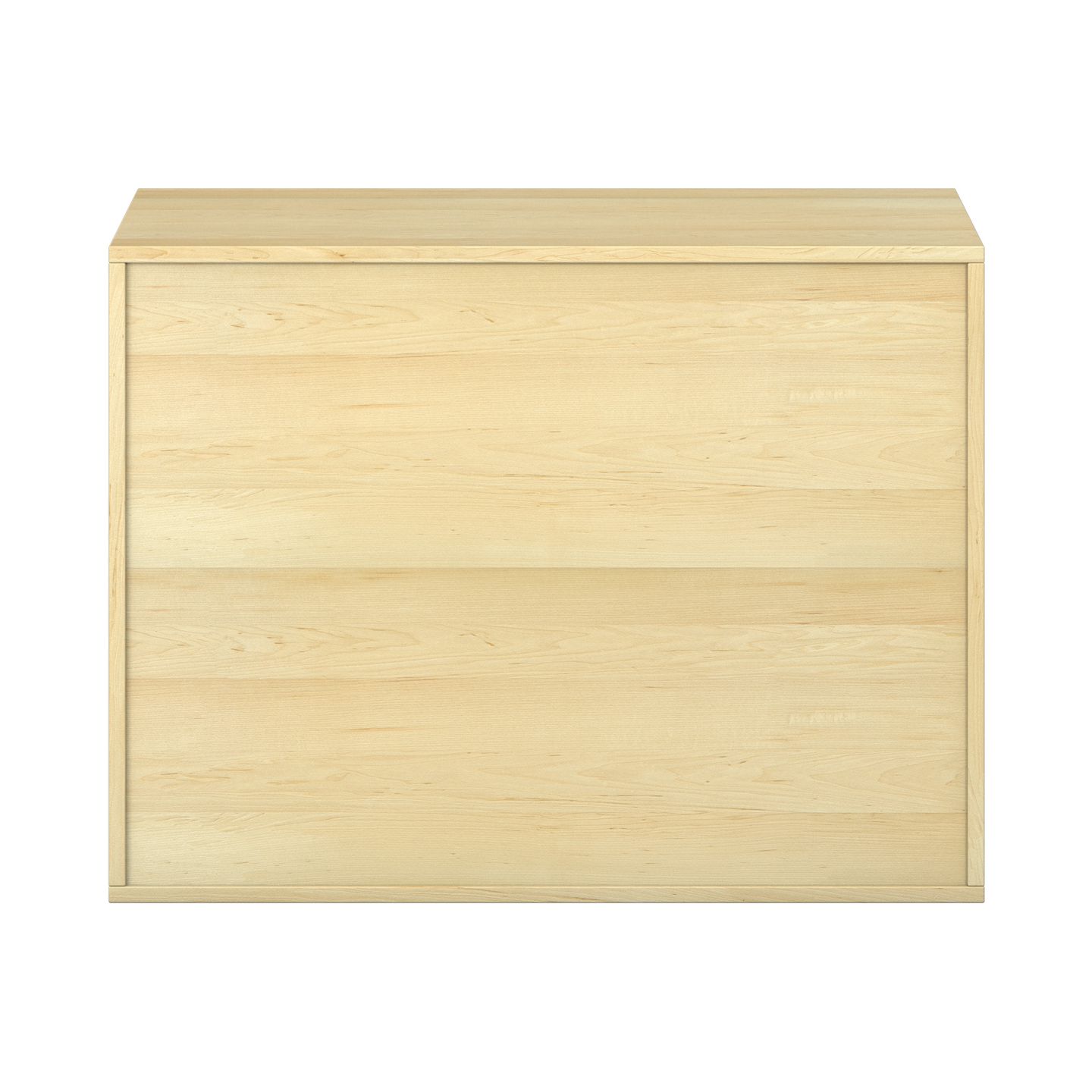 Pureo Doppeltürenschrank Furnier, B 100 x H 75 x T 60 cm