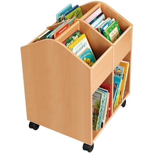 Bücherkiste gross, Buche-Echtholz, Höhe 78 cm