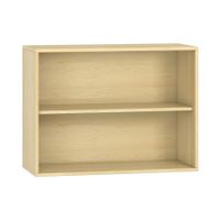 Pureo Regalschrank offen Furnier, mit 1 Einlegeboden, B 100 x H 75 x T 42 cm