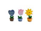 Notizhalter Holzblume, 10 Stk.