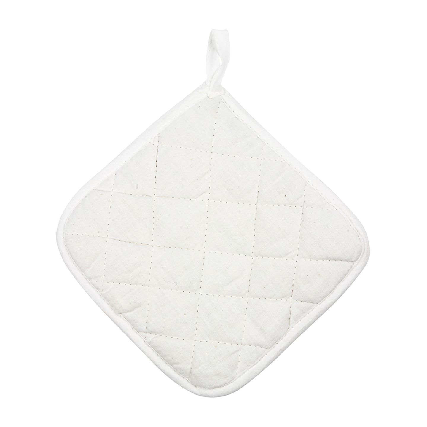 Topflappen weiss, 2 Stück