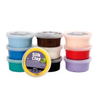 Silk Clay 10 x 40 g kräftige Farben