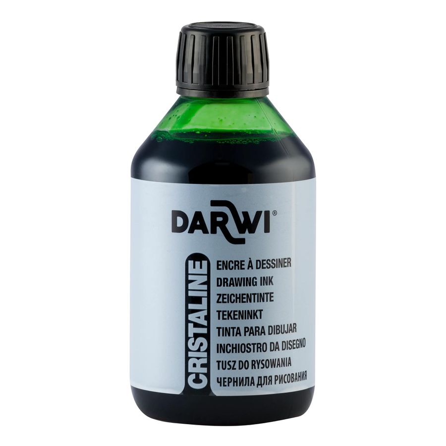 Cristaline Zeichentinte 250 ml hellgrün