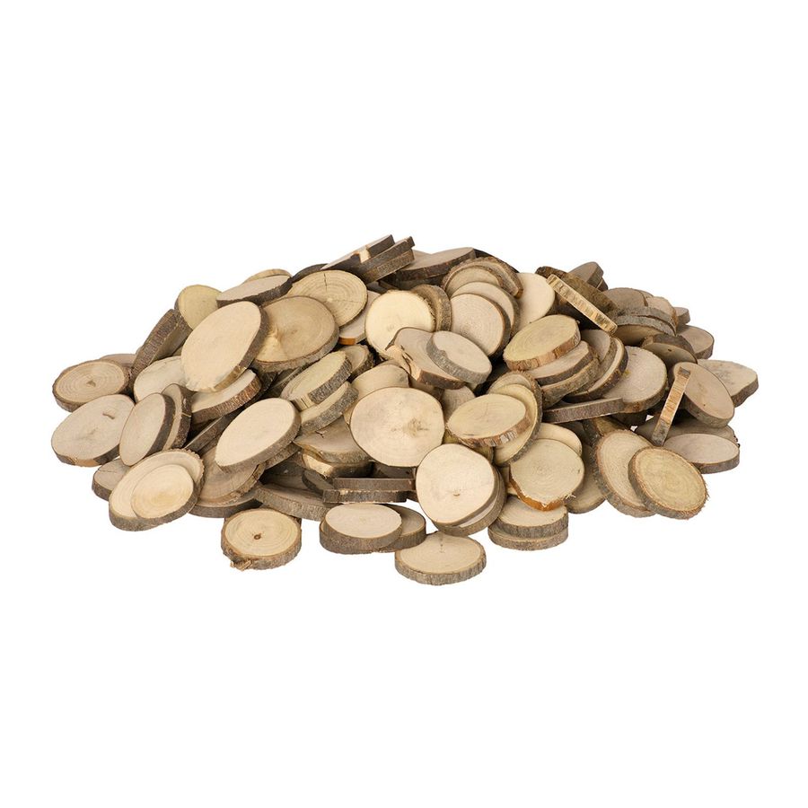 Naturholzscheiben, 1 kg
