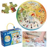 104.521.000 - Lernpuzzle 4 Jahreszeiten XXL 49 Teile, 1 Monatsuhr