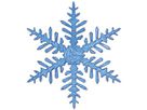 Schneeflocken-Schablonen, 12 Stück