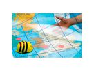 Bee-Bot Rasterfolie transparent 65 x 65 cm