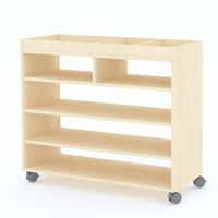 Allzweckwagen gross, Eiche oder Esche, B 105,1 x H 90 x T 40 cm