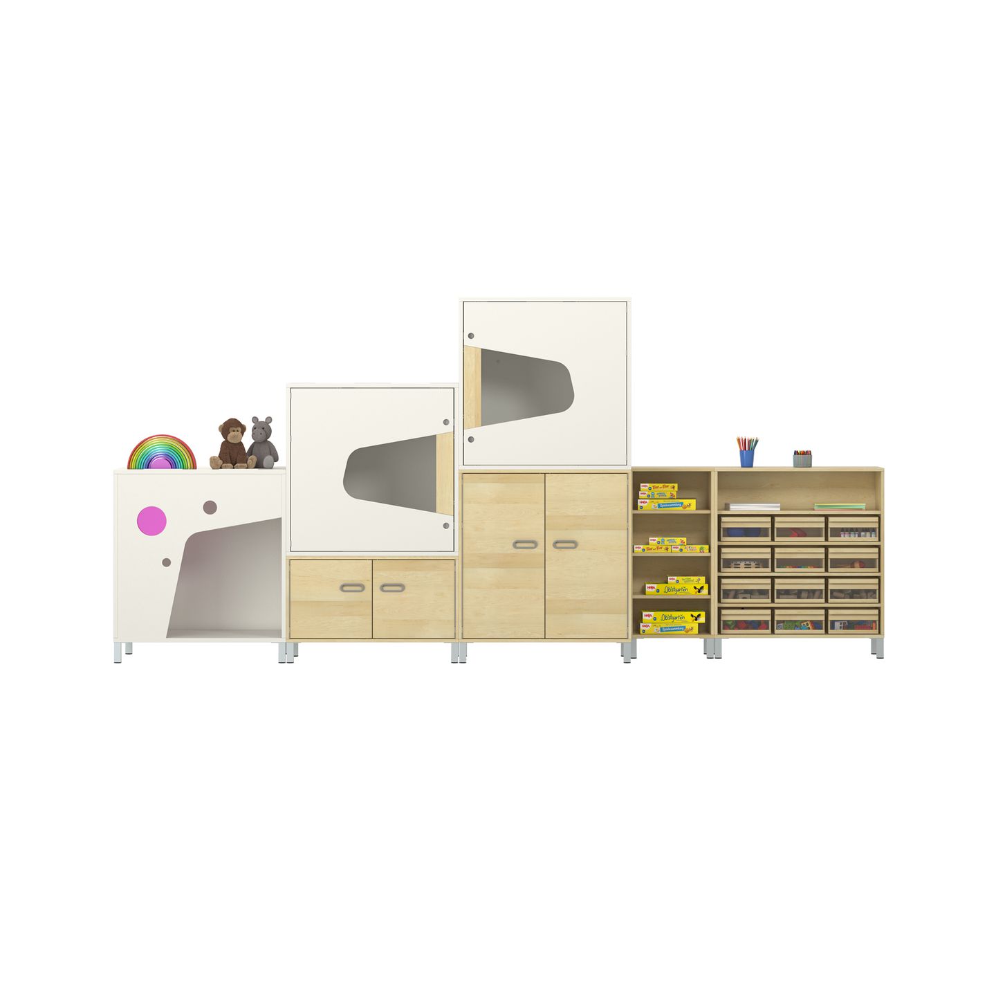 Pureo Kletterschrank-Kombination 3