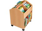 Bücherkiste gross, Buche-Echtholz, Höhe 78 cm