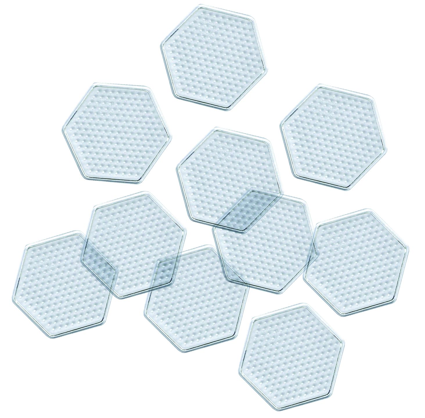 Steckplatten 10 Stk. Sechseck