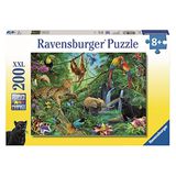 104.507.290 - Tiere im Dschungel, Puzzle 200 Teile