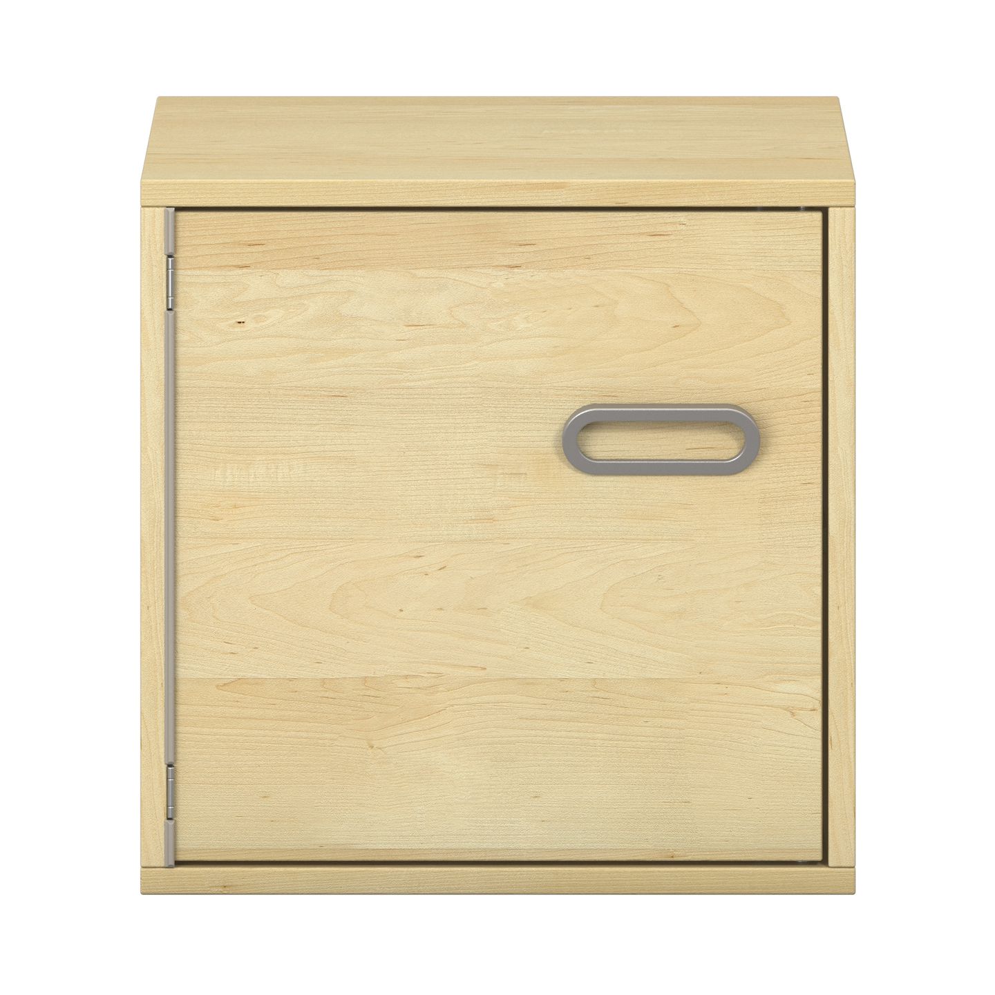 Pureo Türenschrank, Griff rechts, Scharnier links, Furnier mit 1 Einlegeboden B 50 x H 50 x T 42 cm
