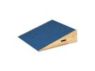 Niedriges Quadrat-Podest-Rampe mit Teppichbelag, B 78,8 x H  22 x T 78,8 cm