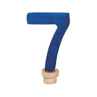 Geburtstagsring-Stecker Zahl 7