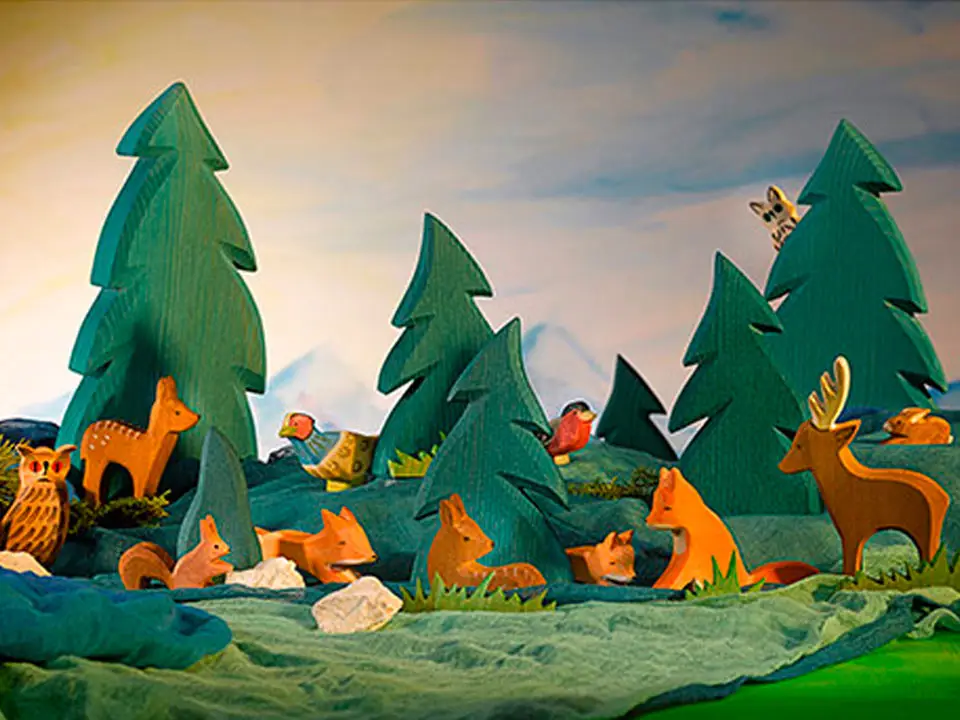 Waldecke in Kindergarten gestalten