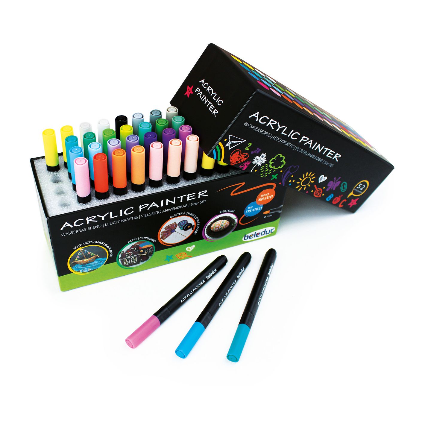 Acrylic Painter, 52 Stk.