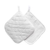 200.041.310 - Topflappen weiss, 2 Stück