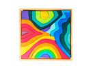 Vier Elemente Baukasten gross 46 x 47 x 6 cm, 23 Teile