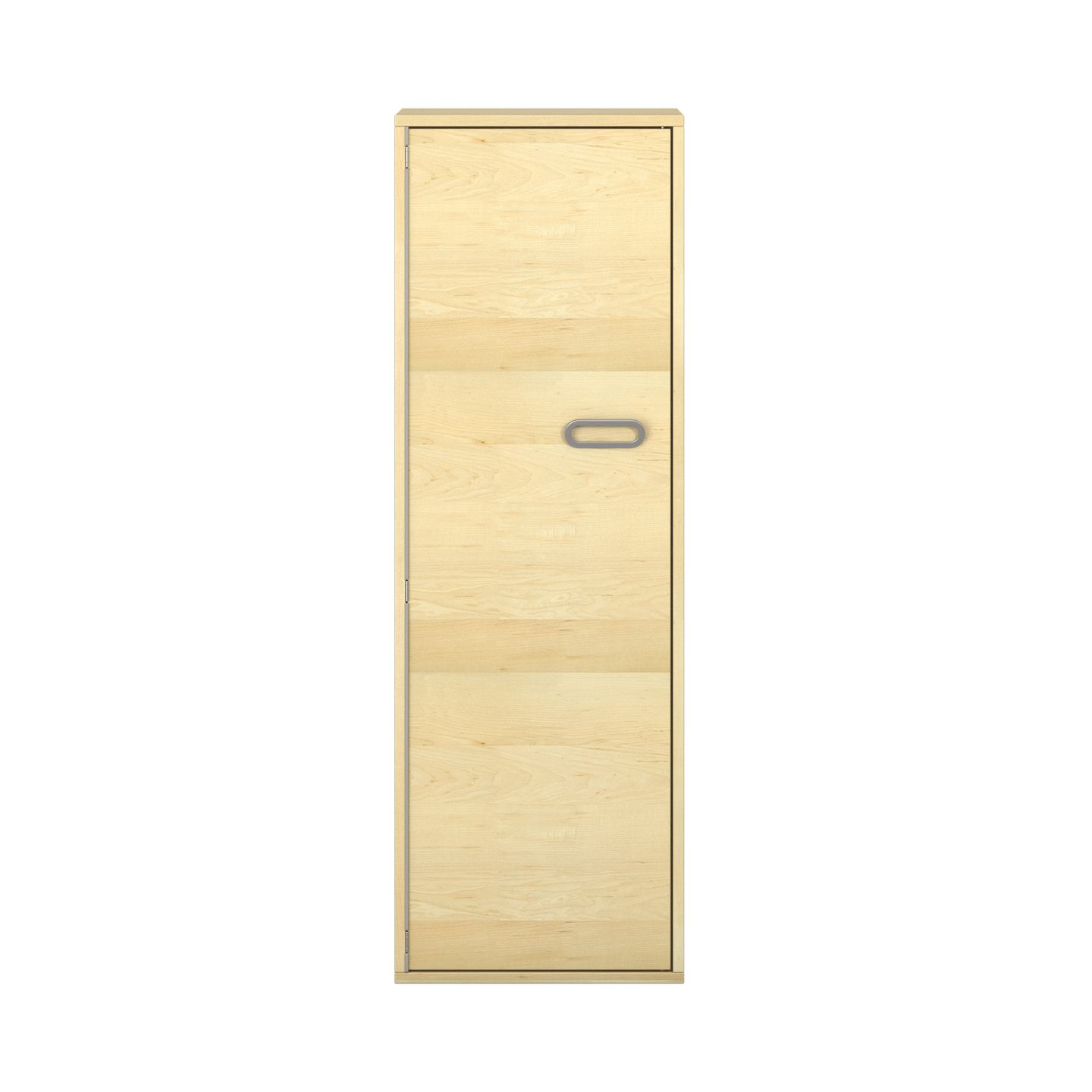 Pureo Türenschrank, Griff rechts, Scharnier links, Furnier mit 3 Einlegeböden B 50 x H 150 x T 42 cm