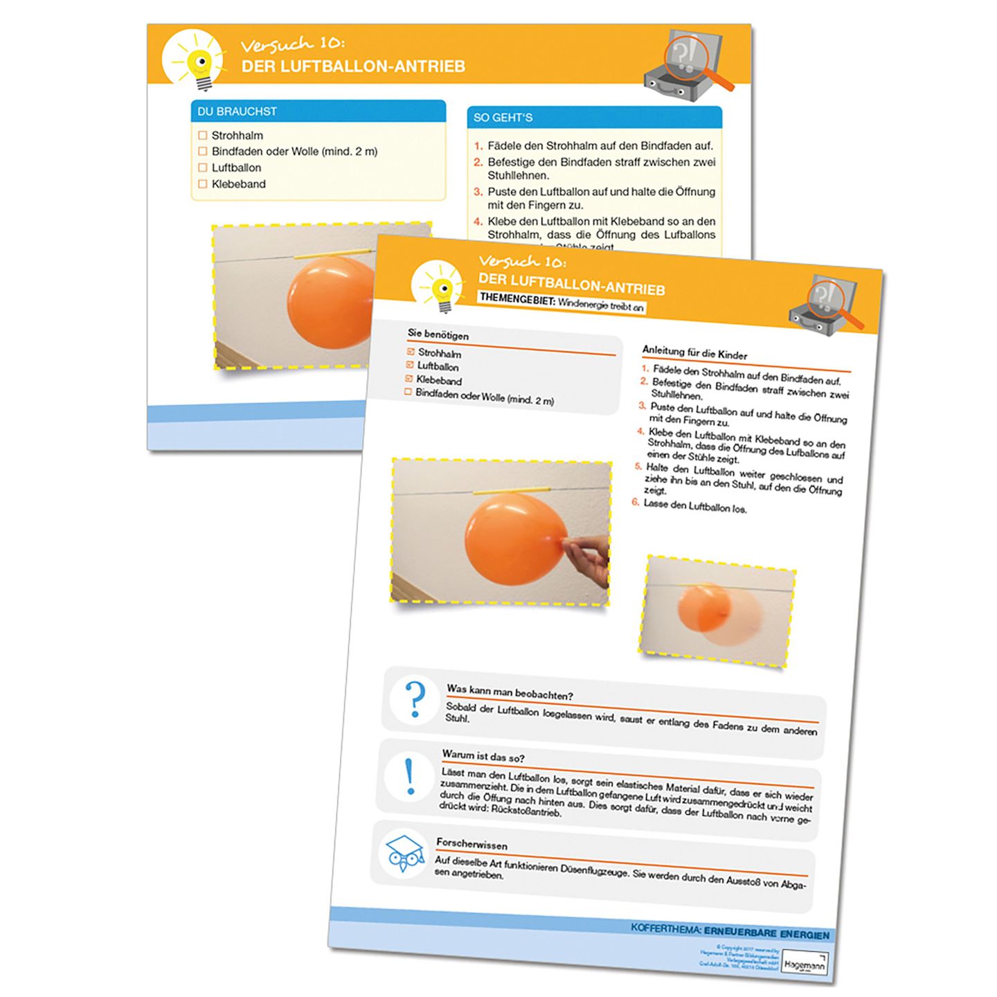 Forscherkoffer Erneuerbare Energien