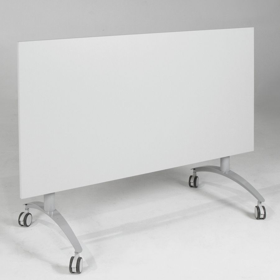 Seitenklapptisch fahrbar, B 140 x H 72 x T 70 cm