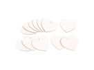 Magnet Leinwandherzen 12er Set