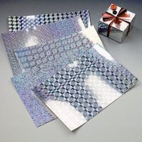 Hologrammfolie silbern selbstklebend