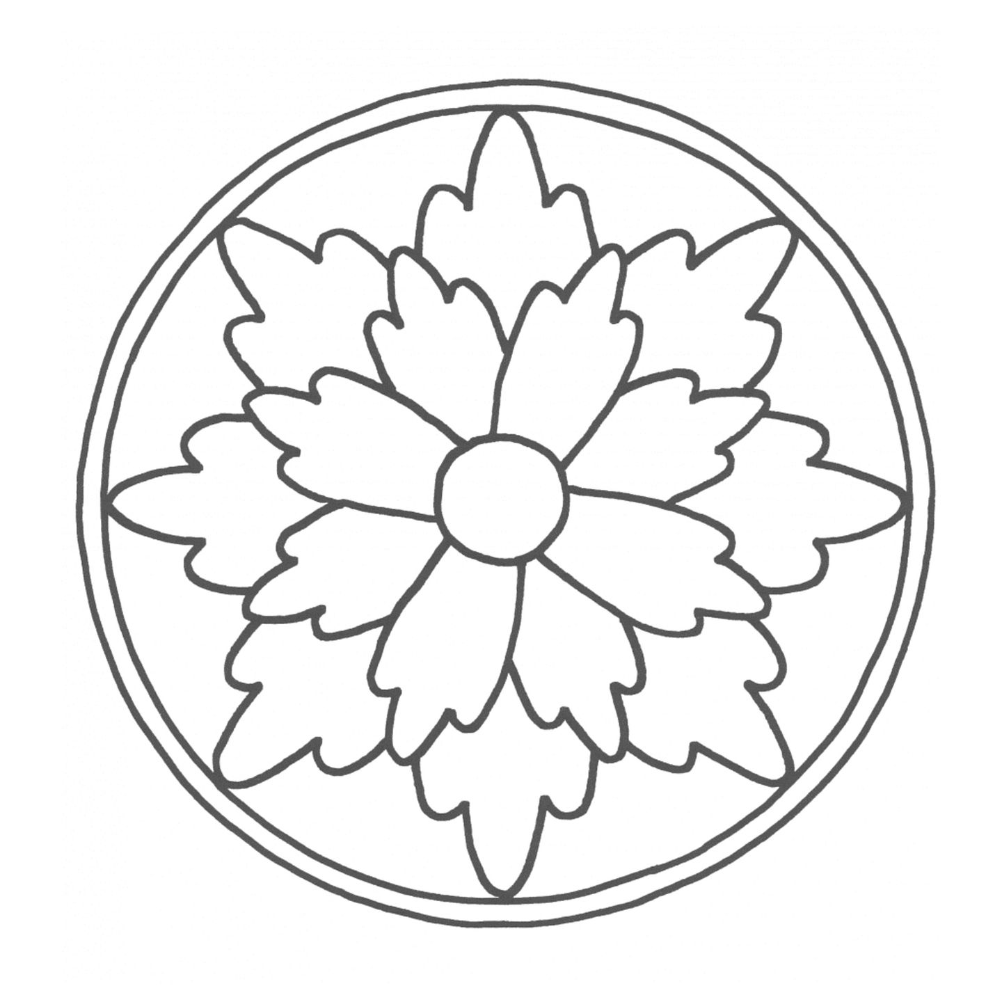 Mein dicker Mandala Malblock - Malen und Entspannen ab 4 Jahren