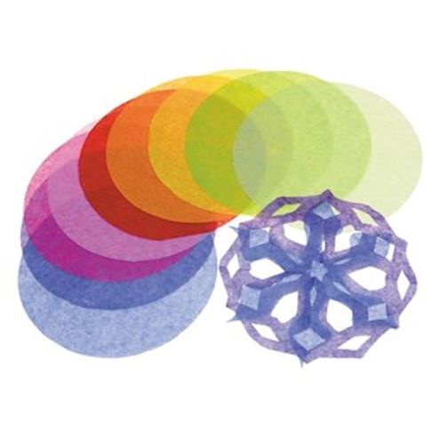 Seidenpapier Kreise Ø 10 cm, 480 Stk.