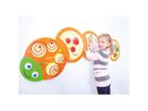 Wandspielobjekt Raupe Uhr