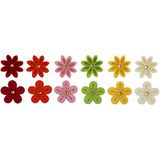 200.020.810 - Filzblumen, 120 Stk.