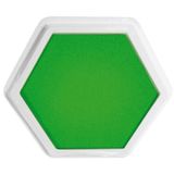 200.129.250 - Riesenstempelkissen hellgrün, Ø 14 cm