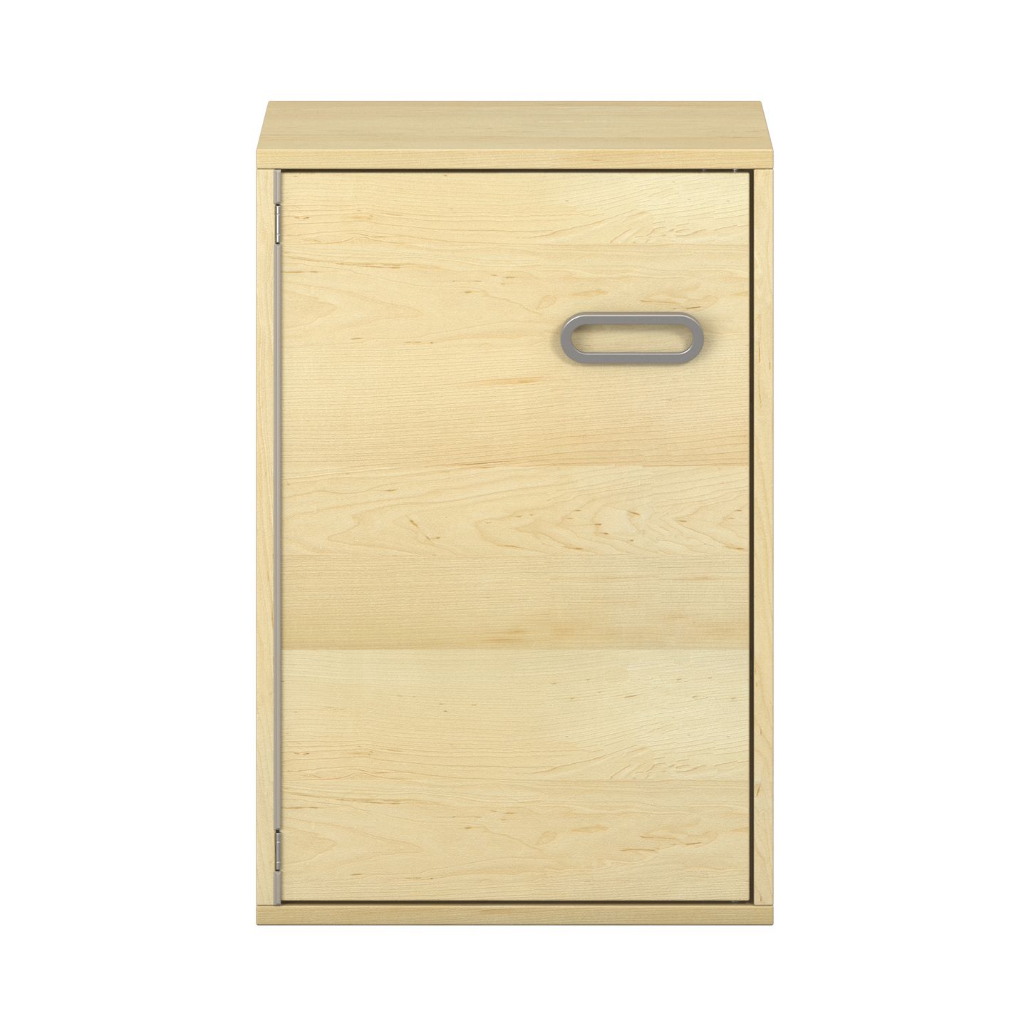 Pureo Türenschrank, Griff rechts, Scharnier links, Furnier mit 1 Einlegeboden B 50 x H 75 x T 42 cm