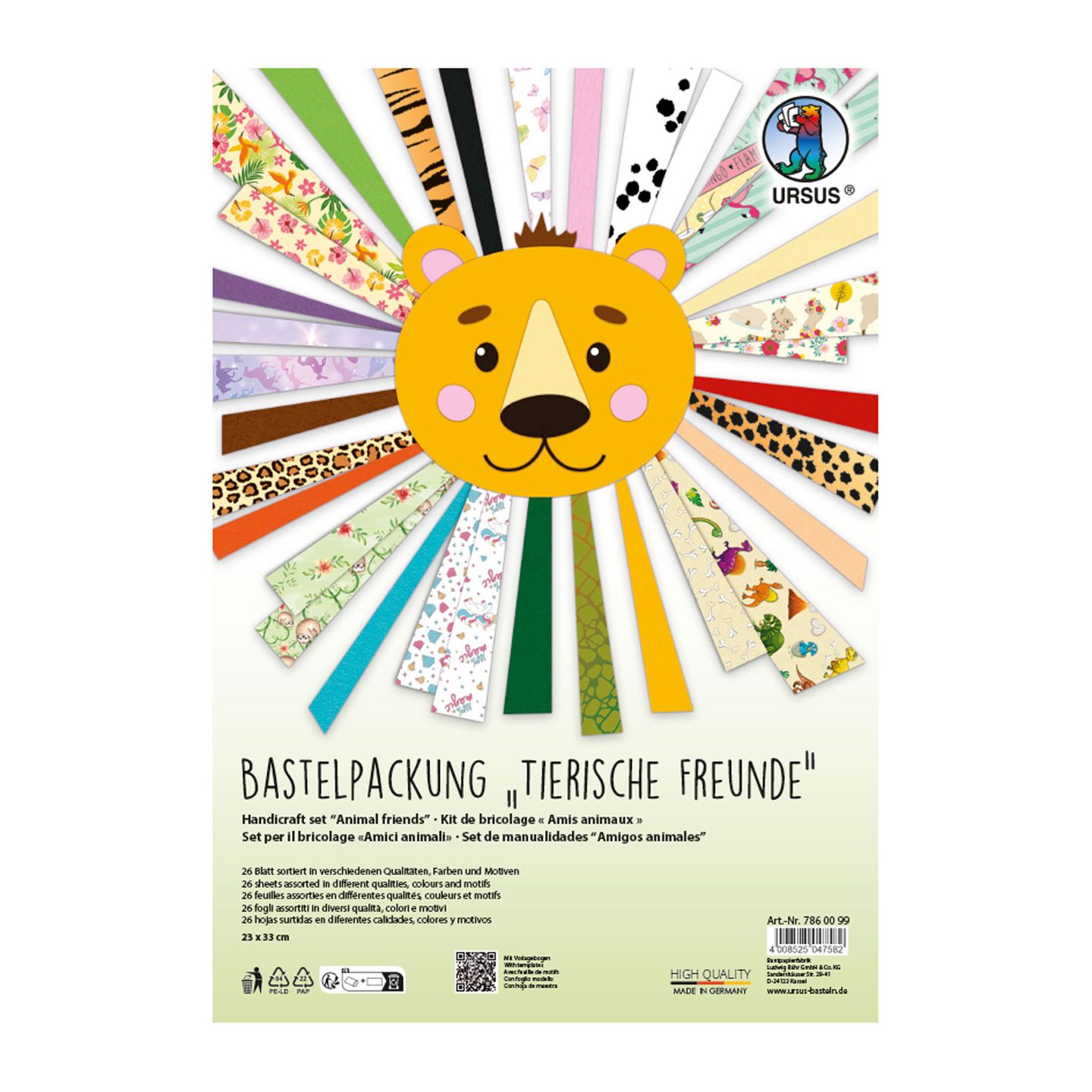 Bastelpackung Tierische Freunde