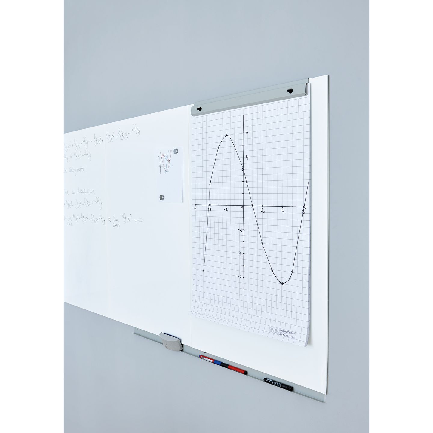 Whiteboard magnetisch, B 115 x H 75 x T 1 cm