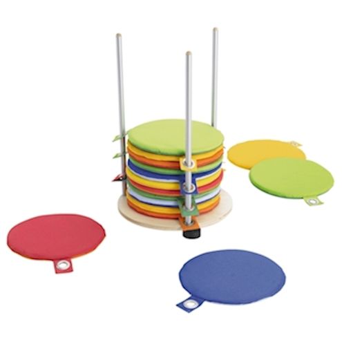 Sitzkissen-Rondell-Set mit 28 Sitzkissen