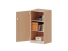Schrank mit Sockel, 1 Tür abschliessbar (Türanschlag links), 2 Einlegeböden, B 60 x H 118 x T 40 cm