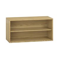 Pureo Regalschrank offen Furnier, mit 1 Einlegeboden, B 100 x H 50 x T 42 cm