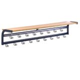 410.008.000K - Garderobenhakenleiste mit 11 Haken, B 100 cm