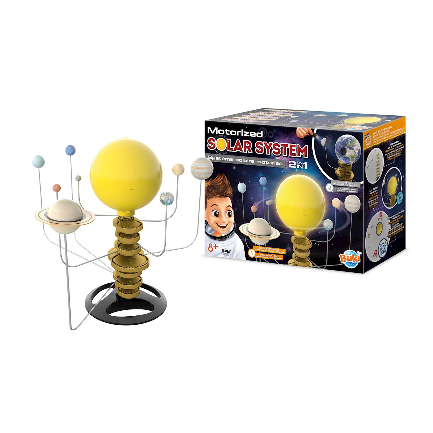 Sonnensystem mit Motorantrieb