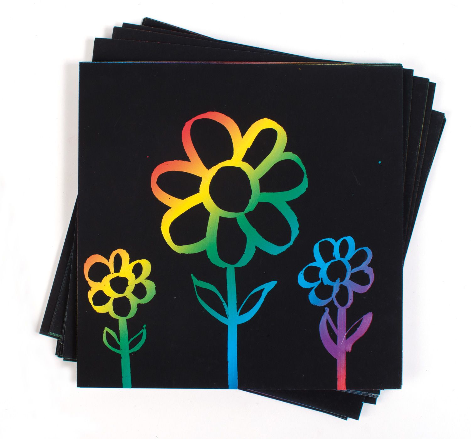 Kratzbilder 15 x 15 cm 100 Stk.