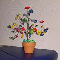 Knopf-Bäumchen