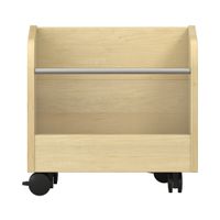 Pureo Rollkasten hoch Furnier, mit Acryleinsatz, B 45,8 x H 42,4 x T 30,5 cm