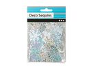 Schneeflocken Pailletten, 30 g